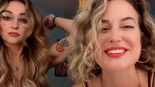 Drea de matteo sexy with her friend